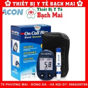 Máy Đo Đường Huyết On Call Plus Mỹ Tặng Hộp Que Thử 25 Test