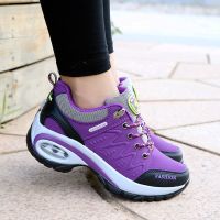 Ready Stock Women Outdoor &amp; Hiking Shoes Sneakers High Quality Wedges Air Cushion Shoes Breathable Safety Shoes Comfort Sport Shoes