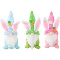 3 Pcs Easter Gnomes Plush Bunny Gnome Easter Knomes Decorations Easter Bunny Decor Gnomes Plush