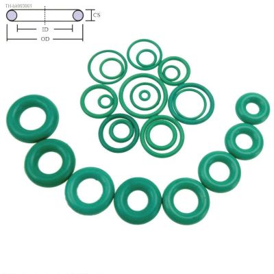 ♕ CS 2.4mm OD 6mm 60mm Green FKM Fluorine Rubber O Ring Sealing Gasket Insulation Oil High Temperature Resistance Green