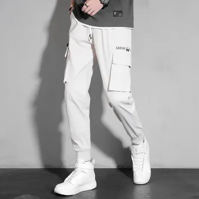 Hip Hop casual overalls Cargo Pants Men Fashion Harajuku Harem Pant Streetwear Joggers Sweatpant Multi-Pocket Casual Mens Pants