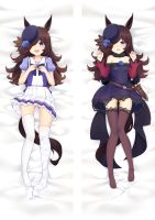 [FAZOZO Home Textile Store] 180Cm อะนิเมะ Umamusume สวยดาร์บี้ข้าวอาบน้ำ Dakimakura ปลอกหมอนกอดร่างกายปลอกหมอนคอสตูมโอตาคุ