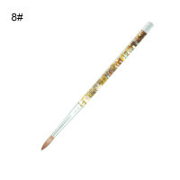 Eval PRO 100 Kolinsky Sable Acrylic Nail Brush Liquid Glitter Handle For Manicure Powder UV Gel Nail Brushes