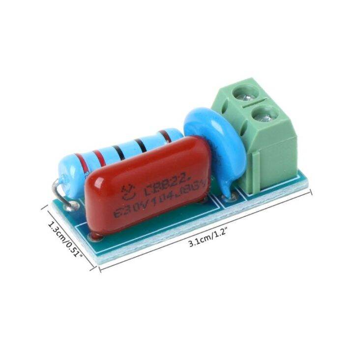 2023-new-euouo-shop-rc-absorption-snubber-circuit-module-รีเลย์ความต้านทานการติดต่อ-w329ไฟกระชาก