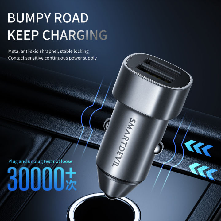 smartdevil-20w-pd-quick-charge-dual-usb-car-charger-สำหรับ-iphone-13-pro-max-12-11-xiaomi-vivo-huawei-samsung-qc3-0-fast-pd-usb-c-รถชาร์จโทรศัพท์