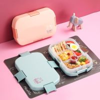 hot【cw】 Bento BPA Food Kids Sealed Salad  Outdoor Camping Tableware