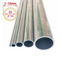 1-4pcs 6063 Aluminum Round Tube 3mm-16mm OD 100-500mm Length Seamless Straight Pipe Tubing for DIY Air Intake Frames Industrial Supplies