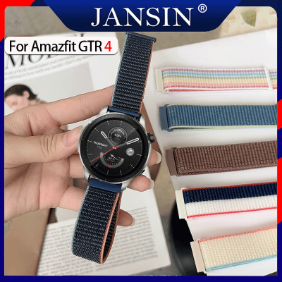 สาย สำหรับ Amazfit GTR 4 นาฬิกาอัจฉริยะ สายไนล่อน สำหรับ amazfit gtr 4 สายนาฬิกา สายคล้องข้อมือไนล่อน อุปกรณ์เสริมส