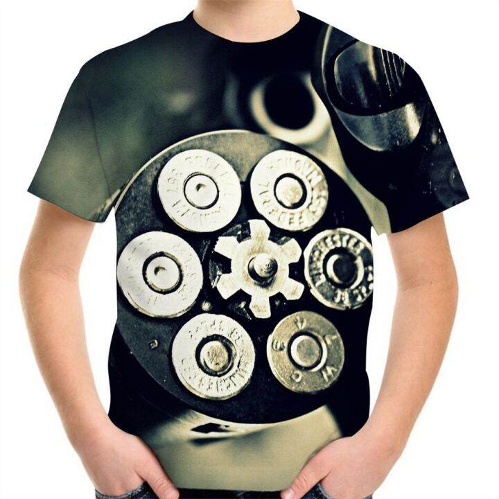 bullet-gun-punk-style-t-shirt-for-boys-girl-4-20y-teen-children-fashion-3d-t-shirt-kids-birthday-cool-gift-gold-black-clothes