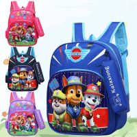 Paw Patrol กระเป๋าเป้สะพายหลัง กระเป๋านักเรียน ลายการ์ตูน ความจุเยอะ ฟรีกล่องดินสอ สําหรับเด็กประถม