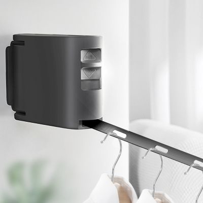 [COD] Balcony free punching invisible clothesline hotel about indoor clothes hanger retractable bathroom