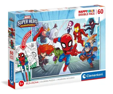 Puzzle 2X20 PCs Marvel Super Hero Adventures of Educa