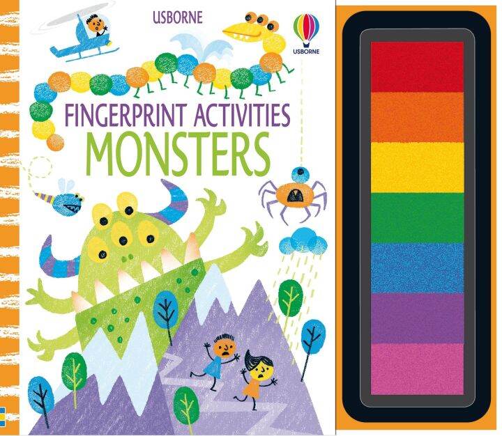 Usborne Fingerprint Activities Monsters Lazada