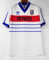 D57 IPSWICH TOWN AWAY PIONEER WHITE 1984 1985 RETRO FOOTBALL SHIRT SOCCER JERSEY