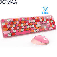 MOFII Candy Color 2.4G Wireless Keyboard และ Mouse Comb ขนาดคีย์บอร์ดคอมพิวเตอร์แบบเต็มรูปแบบ