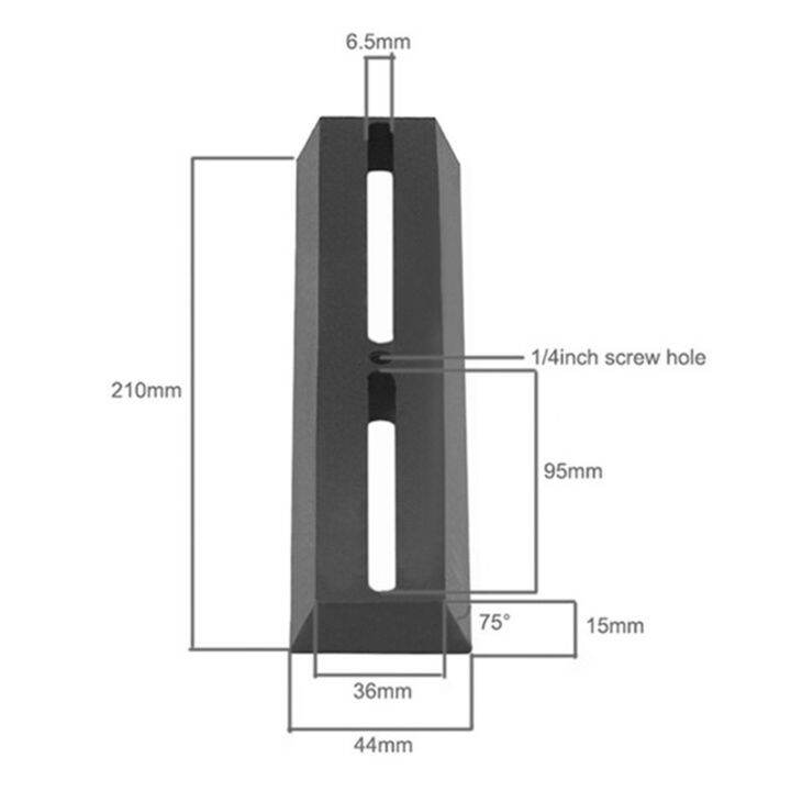 new-black-telescope-dovetail-mounting-plate-full-alloy-w-1-4inch-screw-hole-for-astronomical-monocular-telescope