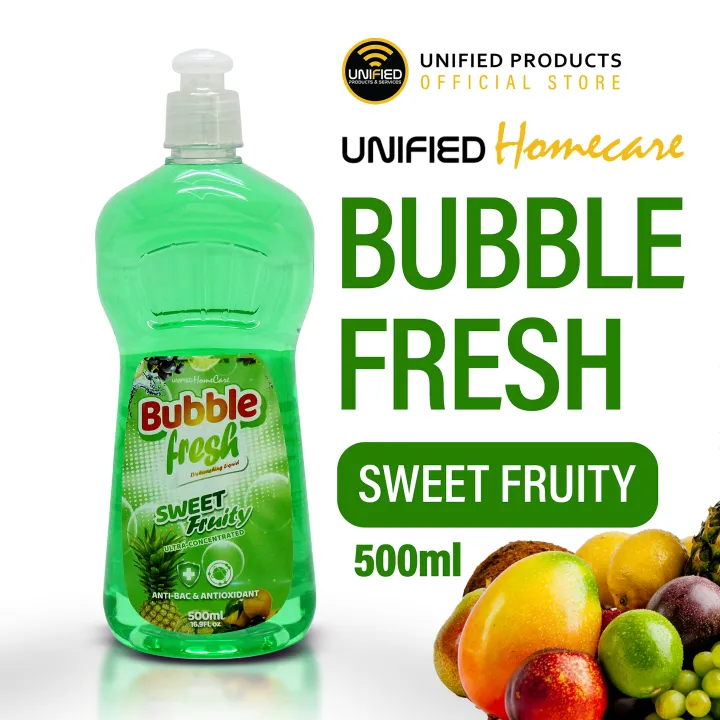 Unified Home Care Bubble Fresh Dishwashing Liquid Sweet Fruity