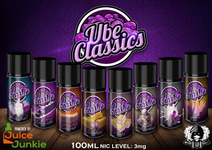 Ube Classics 100ml Vape Juice E Liquid Vaping Low Strength High VG
