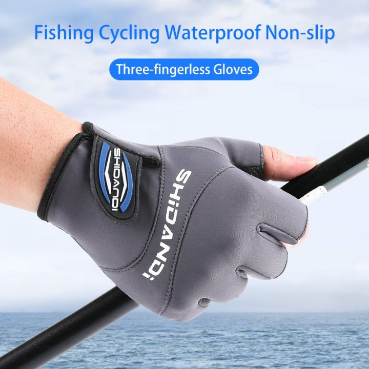 jh-fishing-men-39-s-gloves-three-cut-anti-slip-catching-cycling-anti-thorn-sea-elastic