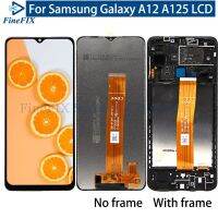 【⊕Good quality⊕】 SRFG SHOP 6.5 "การแสดงผลสำหรับ Samsung Galaxy A12 A125f A125f/Ds อะไหล่ชุดประกอบดิจิไทเซอร์หน้าจอสัมผัสแอลซีดีสำหรับเปลี่ยน