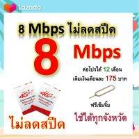 ซิมโปรเทพ 8  Mbps ไม่ลดสปีด เล่นไม่อั้น +โทรฟรีทุกเครือข่ายได้ แถมฟรีเข็มจิ้มซิม