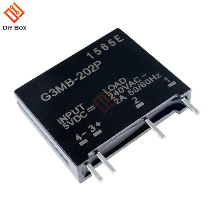 worth-buy-5ชิ้น5v-12v-dc-ac-โซลิดสเตทรีเลย์-g3mb-202p-202p-pcb-sip-ssr-ac-240v-สวิตช์รีเลย์ตัวต้านทานวงจร2a