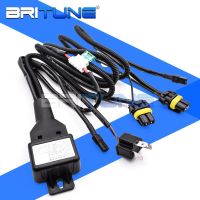 Britune H4 H4-3 9003สำหรับ Bi-Xenon โปรเจคเตอร์เลนส์สูงต่ำ Controller สายไฟ12V 35W/55W ไฟรถอุปกรณ์เสริม