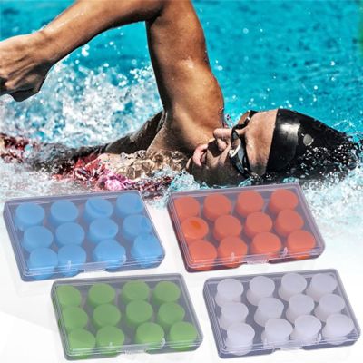 6 Pairs Soft Silicone Earplugs Anti-noise Ear Plugs Waterproof Earbud Noise Reduction Hearing Protect Soundproof Swimming Reusab