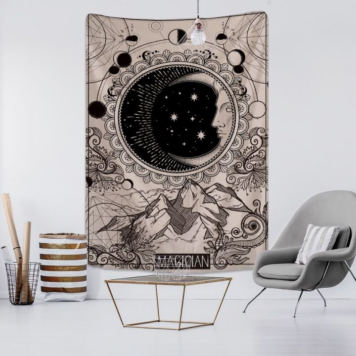 moon-tarot-tapestry-wall-hanging-psychedelic-witchcraft-hippie-tapiz-mandala-art-background-cloth-home-decor
