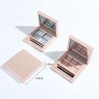 【CW】▨  Pallete for Makeup Eyeshadow Blusher Pallete 6 Grids Pink