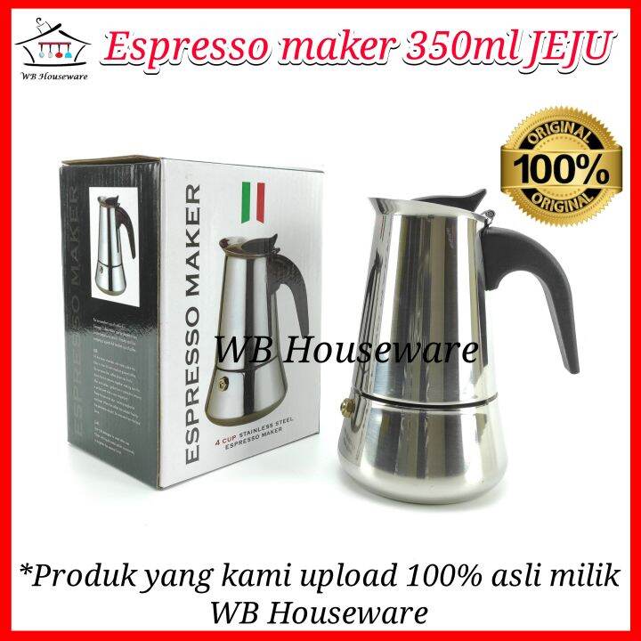 espresso maker manual / pembuat espreso/kopi 4 cup / 350ml JEJU CM