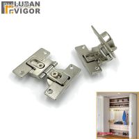 Inner opening folding door hinge -180 degree flat hinge Wardrobe folding door sliding door double cup folding hinge