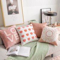 [COD] ins style pink cushion living room bed head nap wholesale