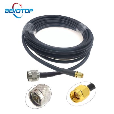 【YF】 BEVOTOP LMR240 Cable N Male to SMA Plug Connector 50-4 Coaxial Pigtail Jumper 4G 5G LTE Extension Cord RF Adapter Cables