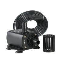 Decdeal Ultra-quiet Mini DC12V 10W Brushless Water Pump with 5.5*2.1mm Female Waterproof Submersible Fountain Aquarium Circulating 400L/H Lift 400cm Teptoo