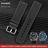 Suitable For Caliber Rubber Watch Strap London Tank W7100056 WSCA West Iron City Bracelet 23 0630