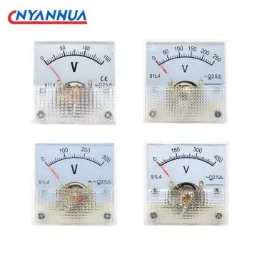 Rectangle Ac 0-300v Gauge Analog Voltage Panel Meter Voltmeter Dh670