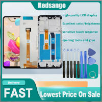 Redsange จอแอลซีดีไอพีเอซดั้งเดิมสำหรับแผงสัมผัสหน้าจอ LCD LG K42/K52/K62,อะไหล่หน้าจอดิจิตอลประกอบกับกรอบสำหรับ LG K42 LMK420 K52 LMK520 K62 LMK525