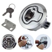 Marine Hatch Locking Locker S Size Boat Flush Pull Hatch Slam Latch for RV Yacht Camper Deck Zinc Alloy Locker Boat Accessories