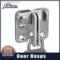 ๑  Alise Stainless Steel Cabinet Lock Hasp Latches Sliding Door Simple Convenience Lock For Home Hotel Door Security Hardware