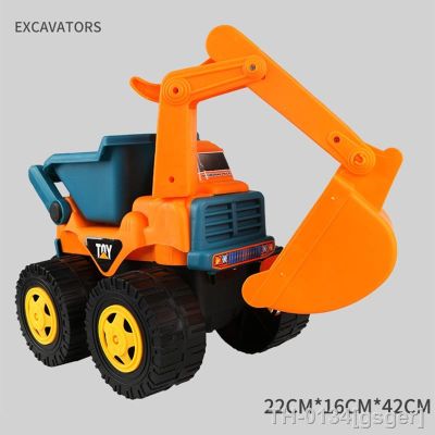 ◑┋ Brinquedo infantil clássico para engenharia modelo de escavadeira caminhão basculante brinquedo mini presente meninos