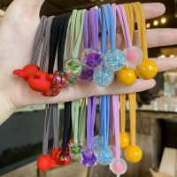 【CW】 Fashion Star Round Elastic Hair Bands Ropes Ponytail Rubber Ties Ornaments Accessories