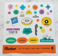 แยกขาย Sticker ของแท้ จาก อัลบั้ม BTS - BUTTER Album พร้อมส่ง Kpop