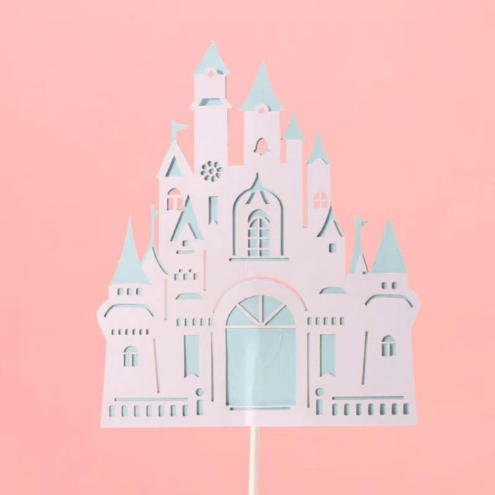 Amazon.com: Castle 1st Birthday Cake Topper, Castle One Year Old Cake Topper,  Princess First Birthday Cake Decor, Castle Sweet One Party Decoration -  Pink & Gold Glitter : Grocery & Gourmet Food