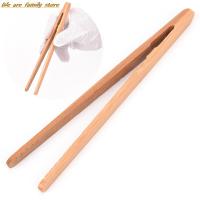 1PC Wooden Tea Tweezer Bacon Tea Clip Tongs Bamboo Kitchen Salad Food Toast Clips Pins Tacks