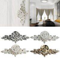 【LZ】♚♙✵  Pull Handle Door Antique Gold Rose Cabinet Handle Door Drawer Dresser Cupboard Drop Shipping