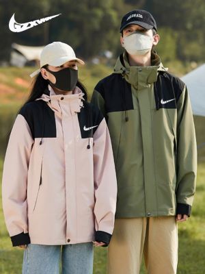 THE NORTH FACE  Spring and Autumn Mountain Series Jacket Mens Windproof Waterproof Couple Camping All-match Casual Hooded Jacket