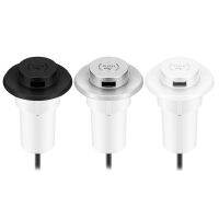 ▤♞ US/EU Plug Desk Hole Embedded USB Charger Lifting Hidden Extension Hub Adapter 1XCB