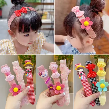 New Girls Bow Hairbands Velcro Hair Accessories Hair bands Post