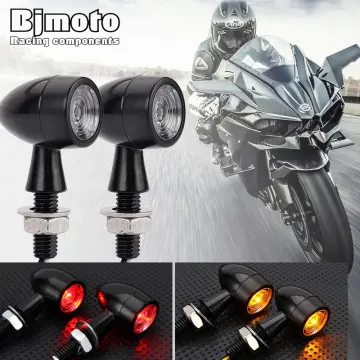 Clignotant de moto Universel Moto Rétro Bullet Grille LED